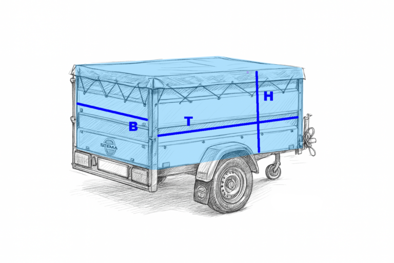 Anhänger ford transit mase